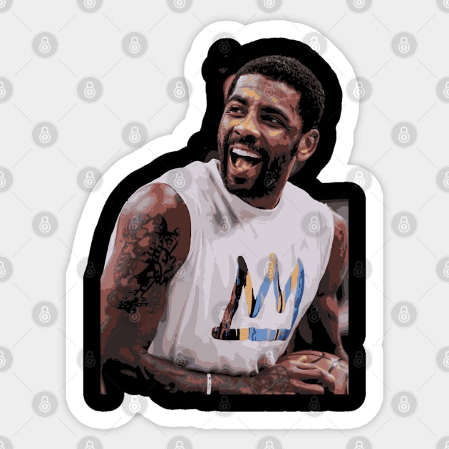 Kyrie Irving Basketball Artistry Sticker by Playful Creatives